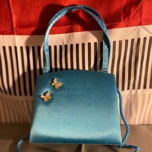 Preston & York Turquoise Small Butterfly Handbag